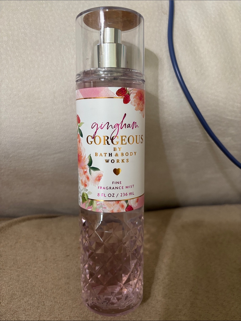 Bath & Body Works Gingham Gorgeous Pink Floral Fine Fragrance Mist